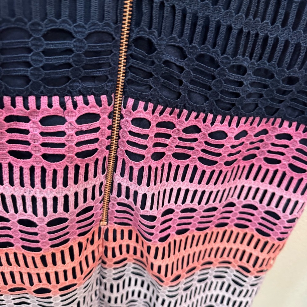 Ted Baker Cahill Marina Mosaic Lace Tunic Sleeveless Mini Shift Dress Size 5 - Picture 9 of 12
